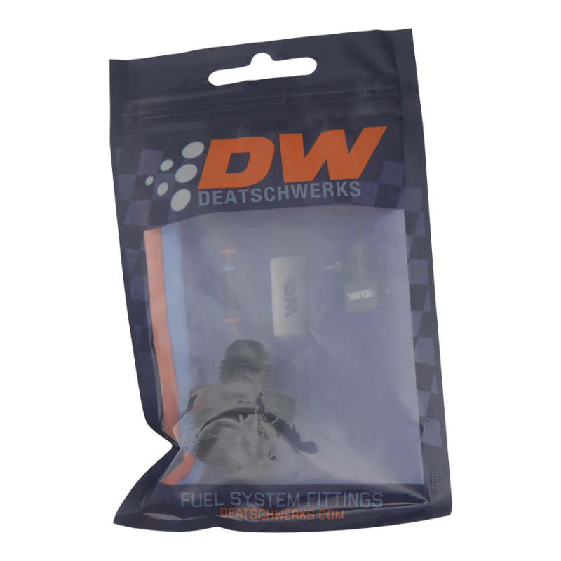DeatschWerks 10AN ORB Male to 6AN Male Flare Adapter (Incl O-Ring) - Anodized Matte Black - Image 4