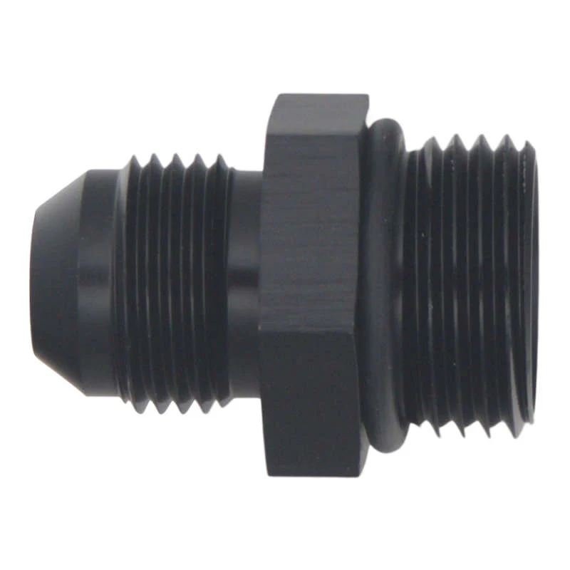 DeatschWerks 10AN ORB Male to 8AN Male Flare Adapter (Incl O-Ring) - Anodized Matte Black - Image 3