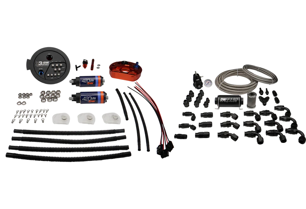 DeatschWerks A90/91 Supra/G8X BMW M3/M4 Fuel Pump Module w/ Dual DW420 Pumps and PTFE Return