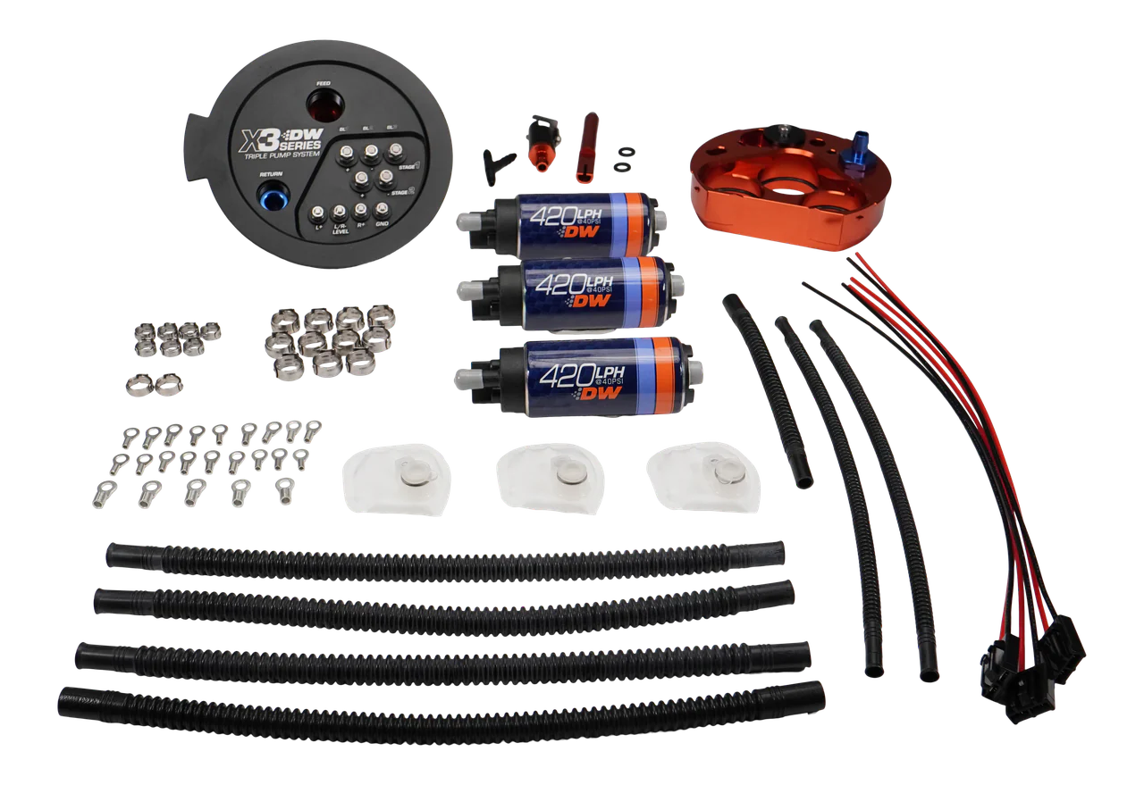 DeatschWerks 20-24 A90/91 Toyota Supra/G8X BMW M3/M4 Fuel Pump Module w/Triple DW420s