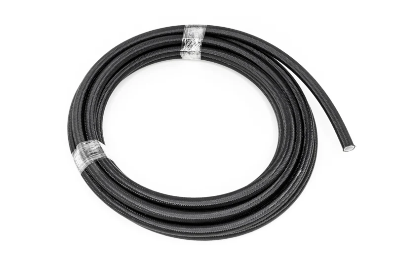 DeatschWerks 6AN Black Nylon Braided PTFE Hose 20 Feet - Image 2