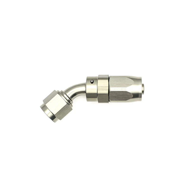 DeatschWerks 6AN Female Swivel 45-Degree Hose End CPE - Image 2