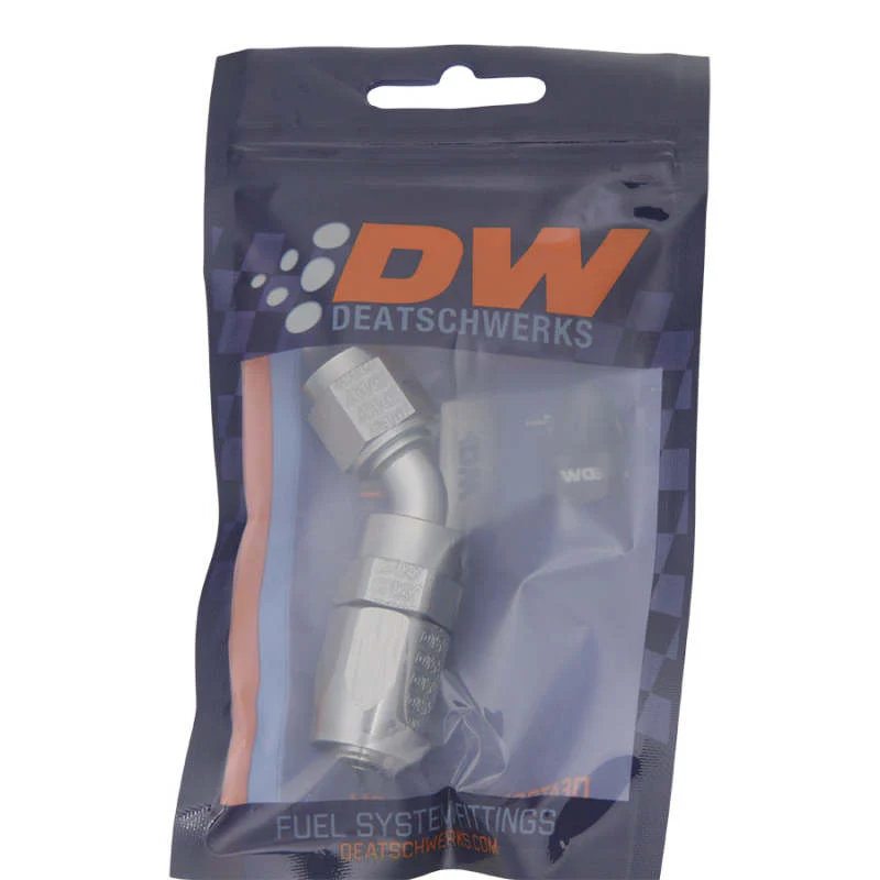 DeatschWerks 6AN Female Swivel 45-Degree Hose End CPE - Image 4