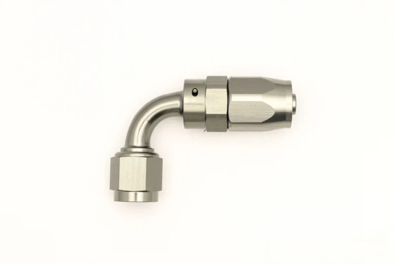 DeatschWerks 6AN Female Swivel 90-Degree Hose End CPE - Image 3