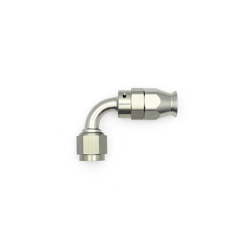 DeatschWerks 6AN Female Swivel 90-Degree Hose End PTFE (Incl. 1 Olive Insert) - Image 2