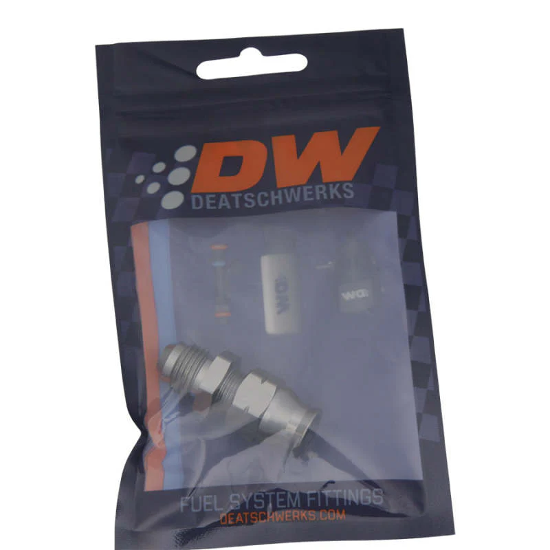 DeatschWerks 6AN Male Flare to 5/16in Hardline Compression Adapter (Incl. 1 Olive Insert) - Image 2