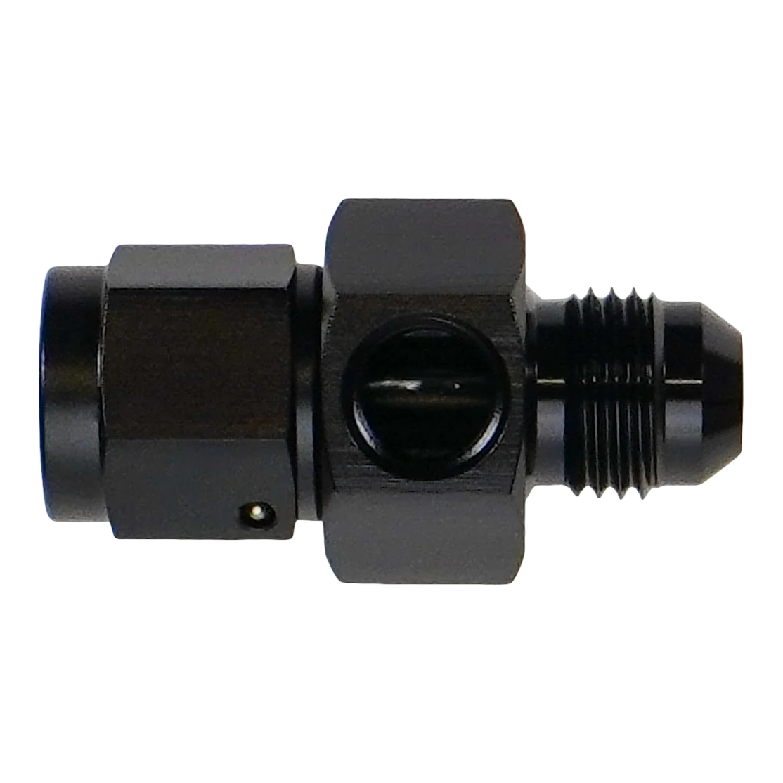 DeatschWerks 6AN Male Flare to Female Flare Swivel with 1/8th npt