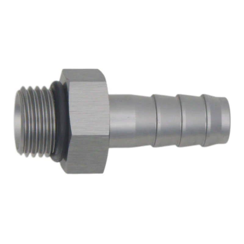 DeatschWerks 6AN ORB Male To 3/8in. Male Triple Barb Fitting (Incl. O-Ring) - Image 3