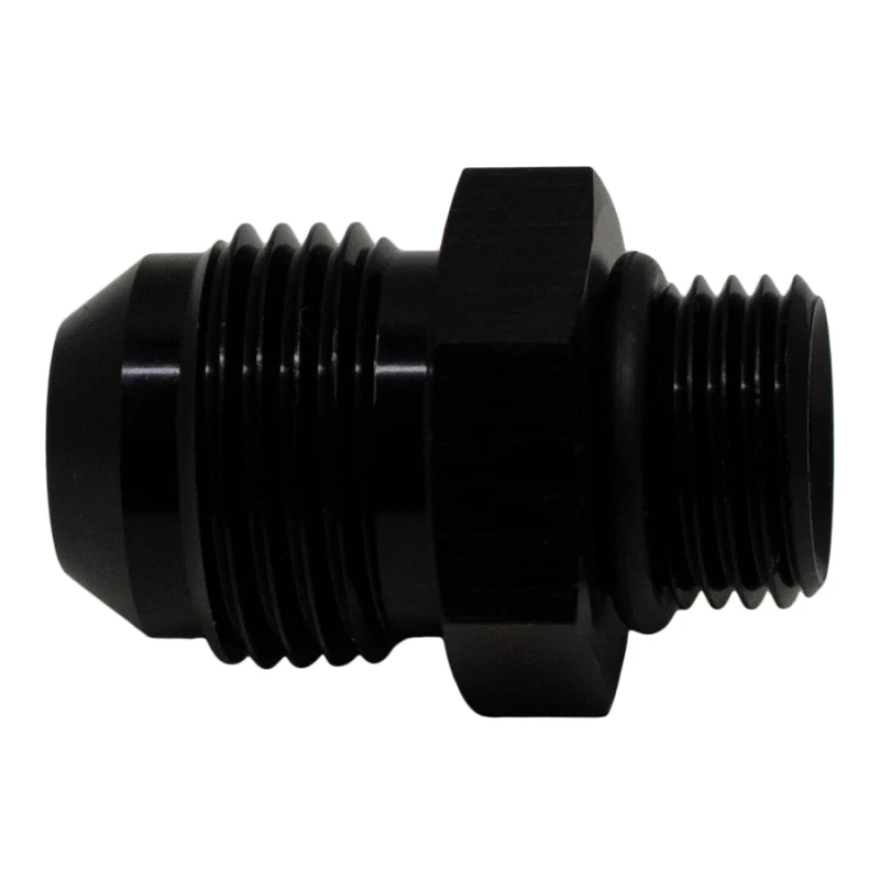DeatschWerks 6AN ORB Male to 8AN Male Flare Adapter (Incl O-Ring) - Anodized Matte Black - Image 2