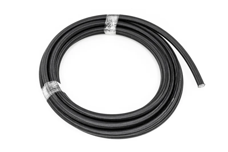 DeatschWerks 8AN Black Nylon Braided PTFE Hose 20 Feet - Image 2