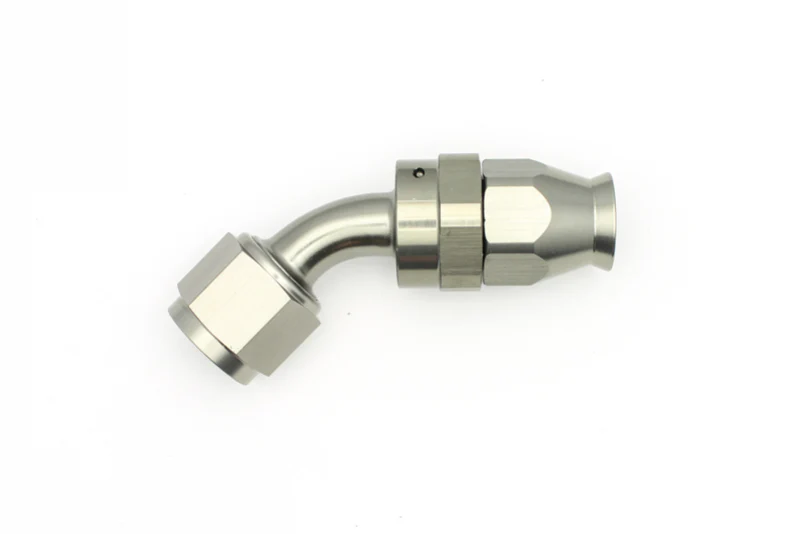 DeatschWerks 8AN Female Swivel 45-Degree Hose End PTFE (Incl. 1 Olive Insert) - Image 3