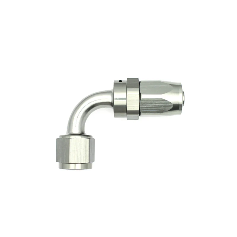 DeatschWerks 8AN Female Swivel 90-Degree Hose End CPE - Image 3