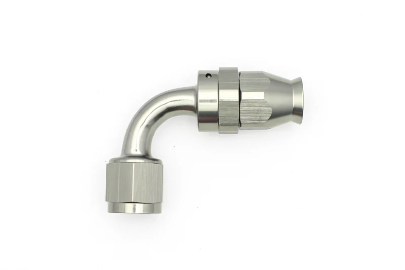 DeatschWerks 8AN Female Swivel 90-Degree Hose End PTFE (Incl. 1 Olive Insert) - Image 2