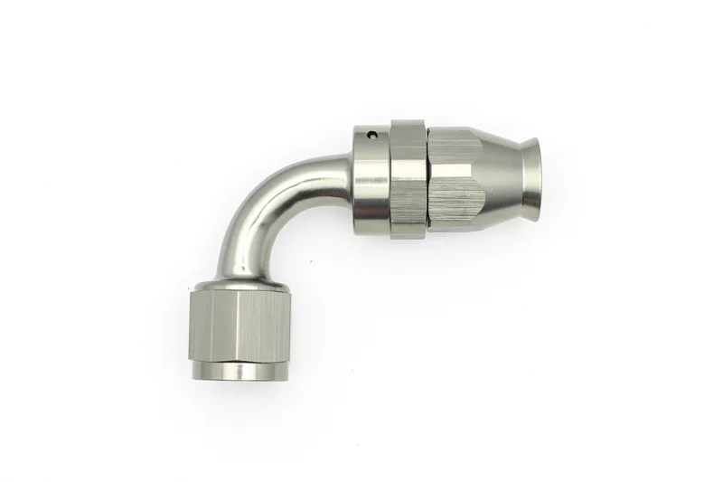 DeatschWerks 8AN Female Swivel 90-Degree Hose End PTFE (Incl. 1 Olive Insert) - Image 3