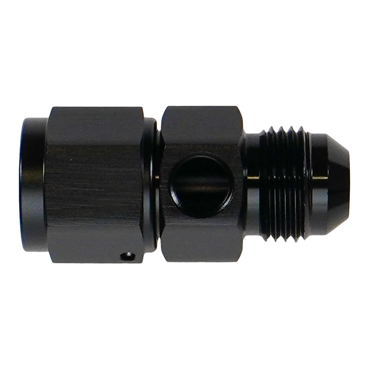 DeatschWerks 8AN Male Flare to Female Flare Swivel with 1/8th npt