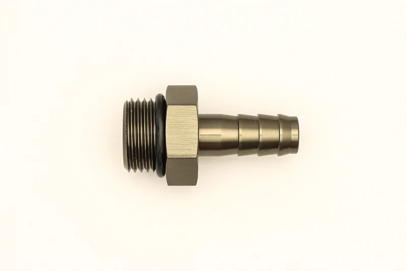 DeatschWerks 8AN ORB Male To 3/8in. Male Triple Barb Fitting (Incl. O-Ring) - Image 3