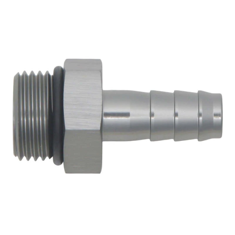 DeatschWerks 8AN ORB Male To 3/8in. Male Triple Barb Fitting (Incl. O-Ring) - Image 4