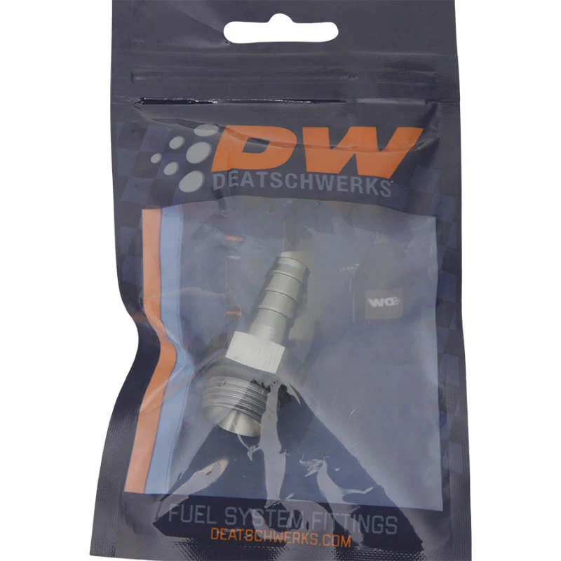 DeatschWerks 8AN ORB Male To 3/8in. Male Triple Barb Fitting (Incl. O-Ring) - Image 5