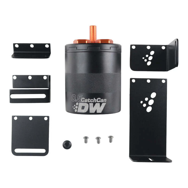 DeatschWerks 0.5 Liter Street Oil Catch Can Assembly