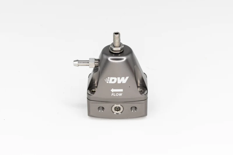 DeatschWerks DWR1000iL In-Line Adjustable Fuel Pressure Regulator - Titanium