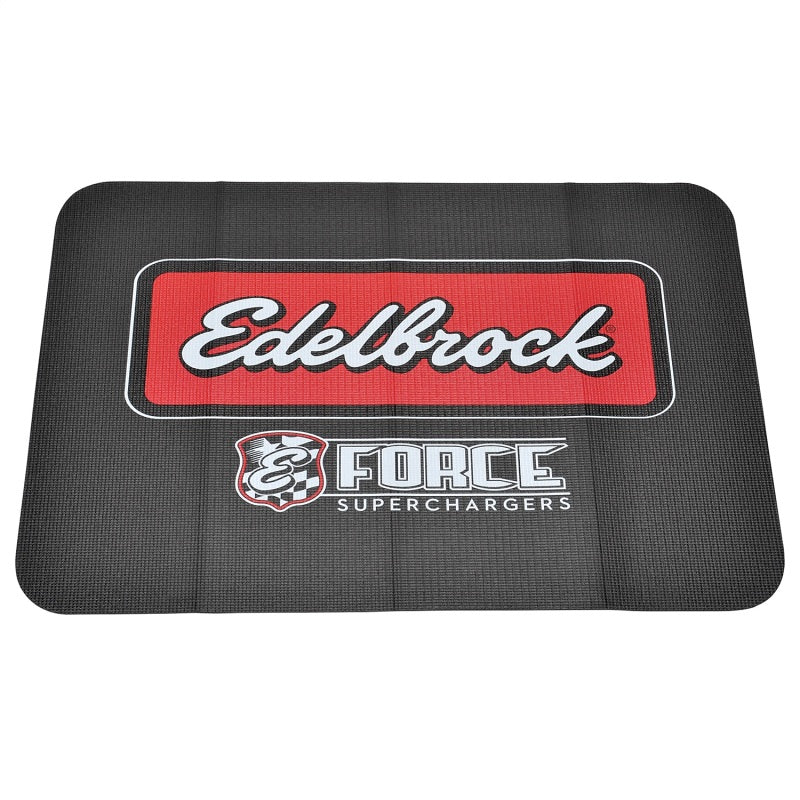 Edelbrock Racing Fender Cover - PVC Foam Mat - 2 Color Printed Edelbrock Racing Logo - Image 12