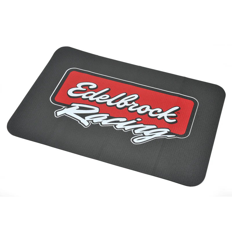 Edelbrock Racing Fender Cover - PVC Foam Mat - 2 Color Printed Edelbrock Racing Logo - Image 5