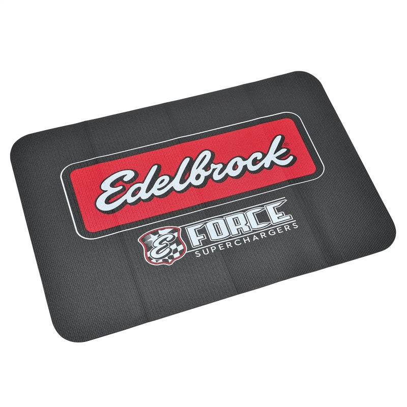 Edelbrock Racing Fender Cover - PVC Foam Mat - 2 Color Printed Edelbrock Racing Logo - Image 7