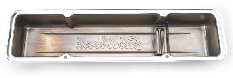 Edelbrock Valve Cover Signature Series Chevrolet 1959-1986 262-400 CI V8 Low Chrome - Image 16