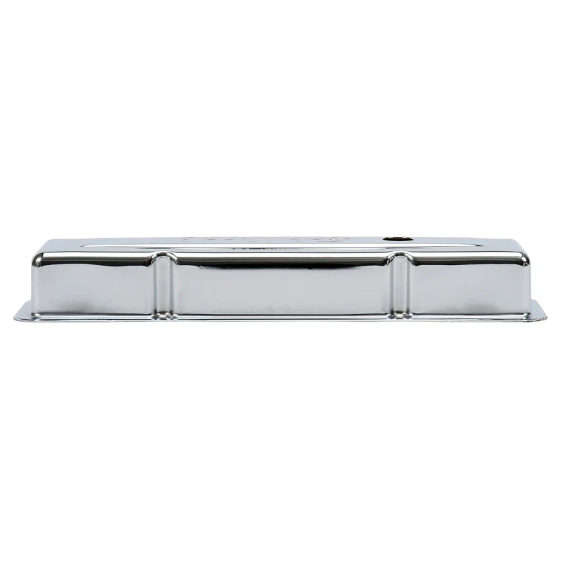 Edelbrock Valve Cover Signature Series Chevrolet 1959-1986 262-400 CI V8 Low Chrome - Image 6