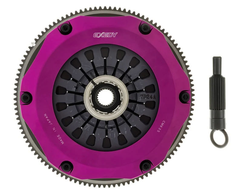 Exedy 08-15 Mitsubishi Evo X 4B11T 2.0L Twin-Organic Clutch Kit - Image 2