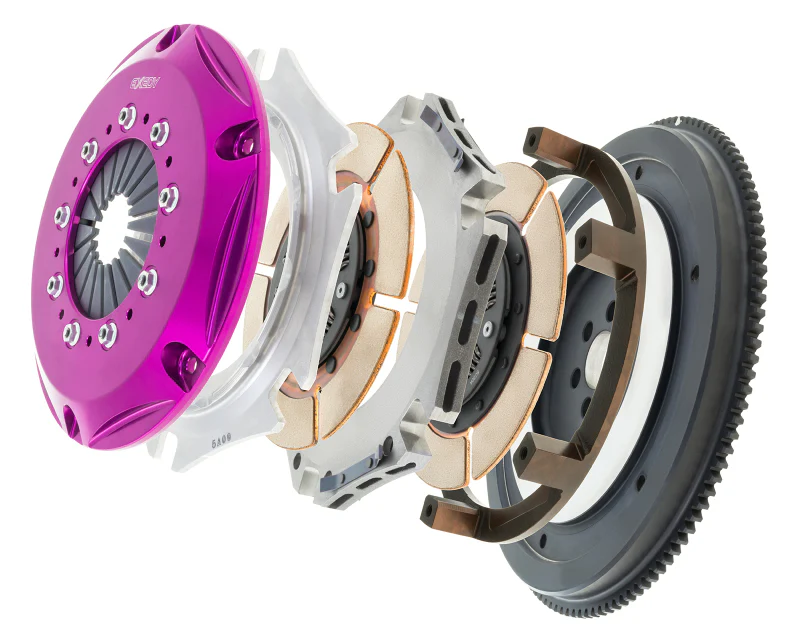 Exedy 1989-1993 Nissan Skyline GTR L6 Hyper Twin Cerametallic Clutch Sprung Center Disc Push Type - Image 2