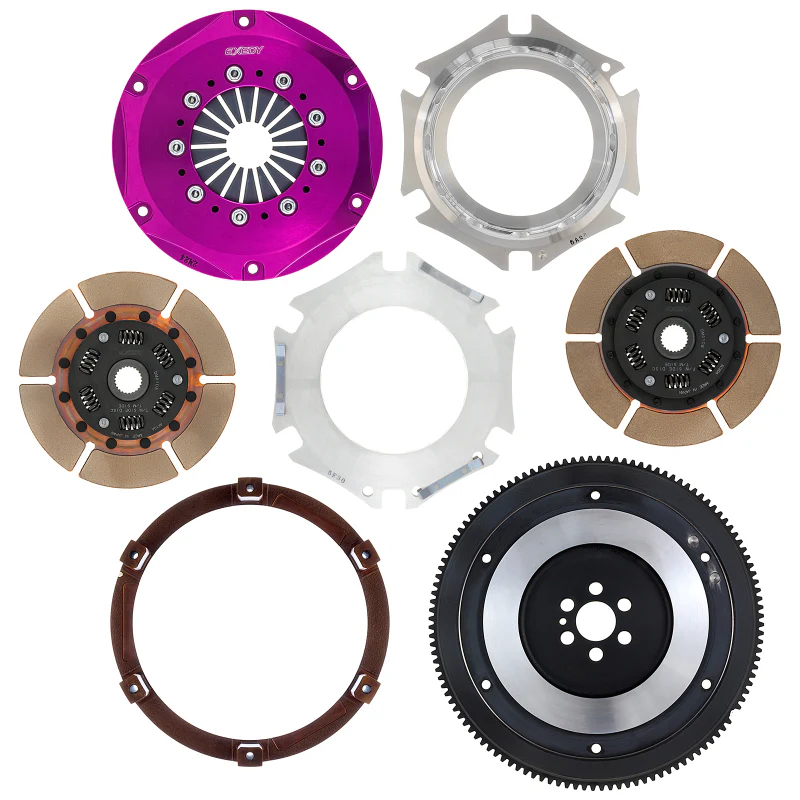 Exedy 1989-1993 Nissan Skyline GTR L6 Hyper Twin Cerametallic Clutch Sprung Center Disc Push Type - Image 3