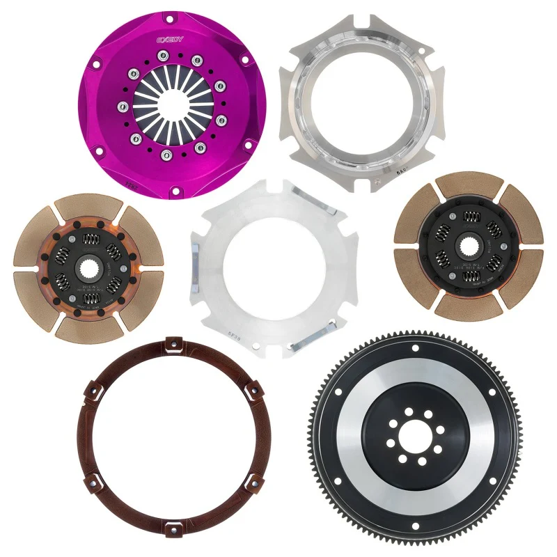 Exedy 1989-1994 Nissan 240SX Hyper Twin Cerametallic Clutch Sprung Center Disc Push Type Cover - Image 10