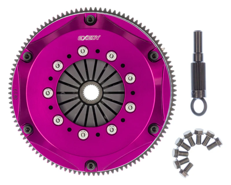 Exedy 1989-1994 Nissan 240SX Hyper Twin Cerametallic Clutch Sprung Center Disc Push Type Cover - Image 2