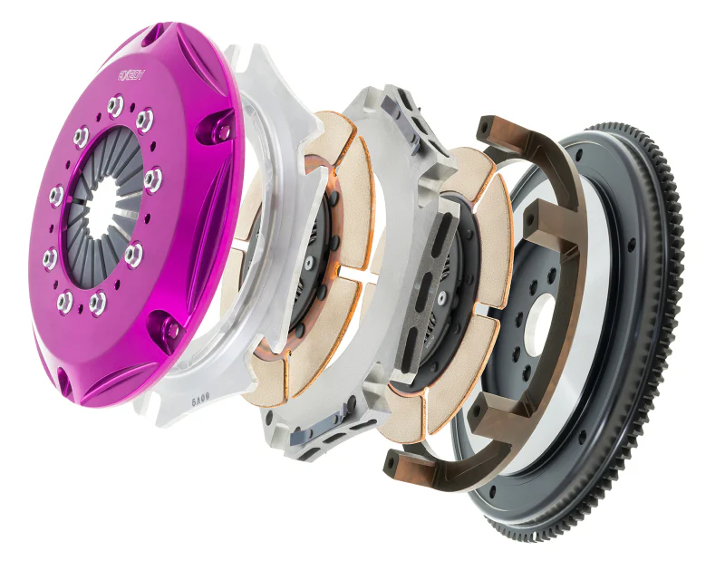 Exedy 1989-1994 Nissan 240SX Hyper Twin Cerametallic Clutch Sprung Center Disc Push Type Cover - Image 7