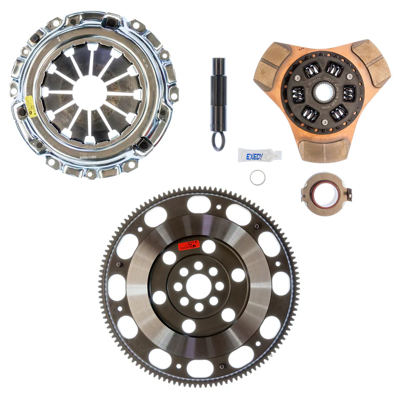 Exedy 2002-2006 Acura RSX Base L4 Stage 2 Cerametallic Clutch Thick Disc Incl. HF02 Lightweight FW - Image 3
