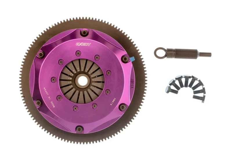 Exedy 2006-2006 Saab 9-2X Aero H4 Hyper Twin Cerametallic Clutch Sprung Center Disc Push Type Cover - Image 3