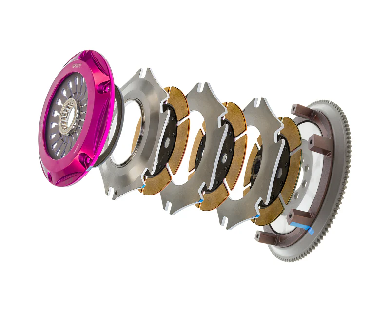 Exedy 2008-2015 Mitsubishi Lancer Evolution GSR L4 Hyper Triple Cerametallic Clutch Rigid Disc - Image 2