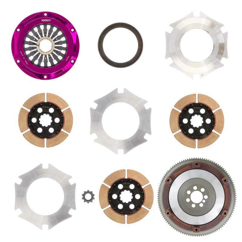 Exedy 2008-2015 Mitsubishi Lancer Evolution GSR L4 Hyper Triple Cerametallic Clutch Rigid Disc - Image 6
