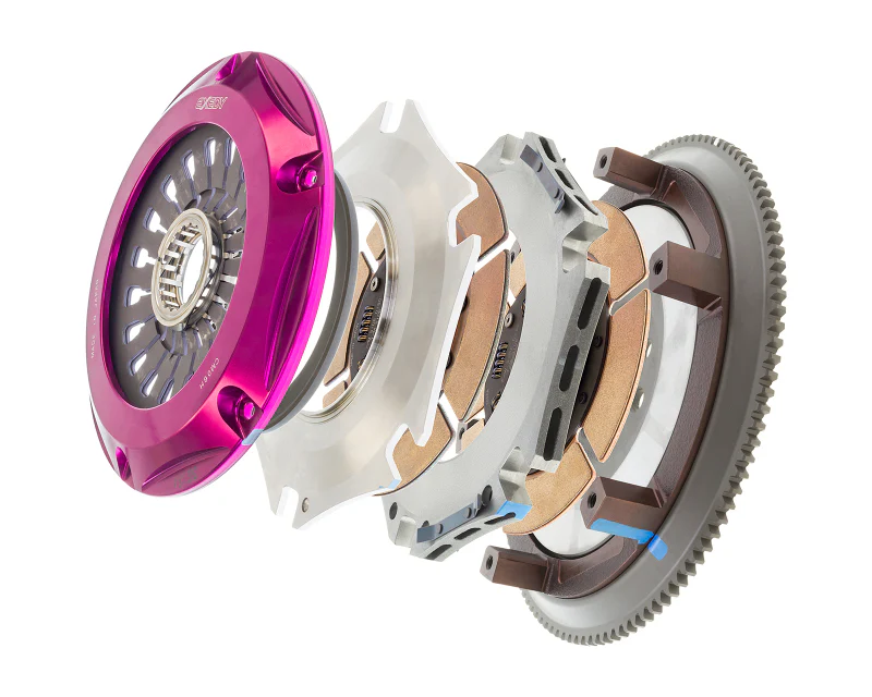 Exedy 2008-2015 Mitsubishi Lancer Evolution GSR L4 Hyper Twin Cerametallic Clutch Sprung - Image 4