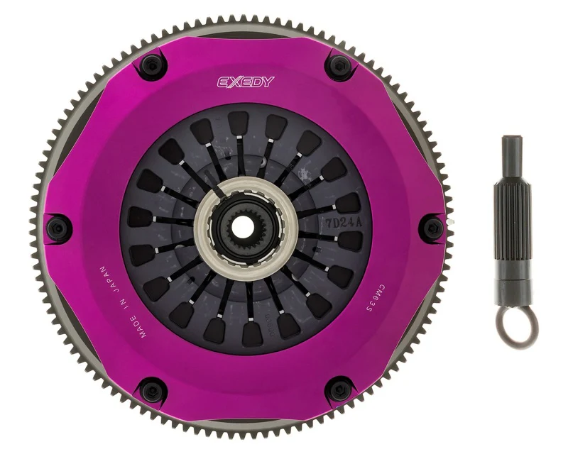 Exedy 96-06 Mitsubishi Evo 4-9 4G63T 2.0L Twin-Organic Clutch Kit - Image 3