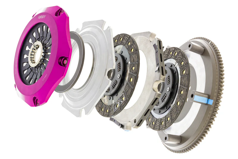 Exedy 96-06 Mitsubishi Evo 4-9 4G63T 2.0L Twin-Organic Clutch Kit - Image 5