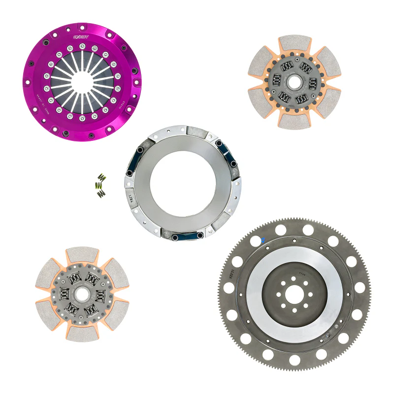 Exedy 96-16 Ford Mustang V8 4.6L/5.0L Hyper Twin Cerametallic Clutch Sprung Disc Push Type Cover - Image 4