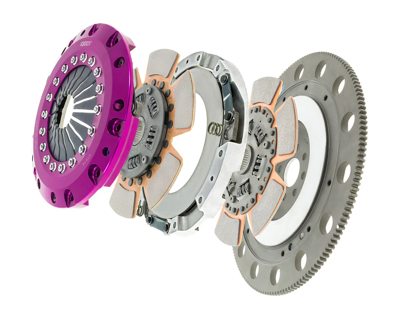 Exedy 96-16 Ford Mustang V8 4.6L/5.0L Hyper Twin Cerametallic Clutch Sprung Disc Push Type Cover - Image 6