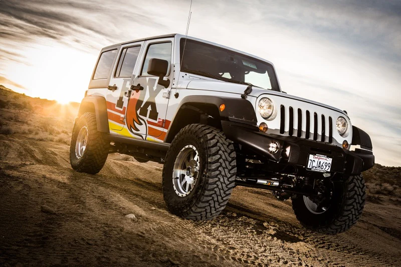 Fox 07-18 Jeep Wrangler JK 2.0 Performance Series 8.1in. TS Stabilizer 1 1/2in Tie Rod - Image 6