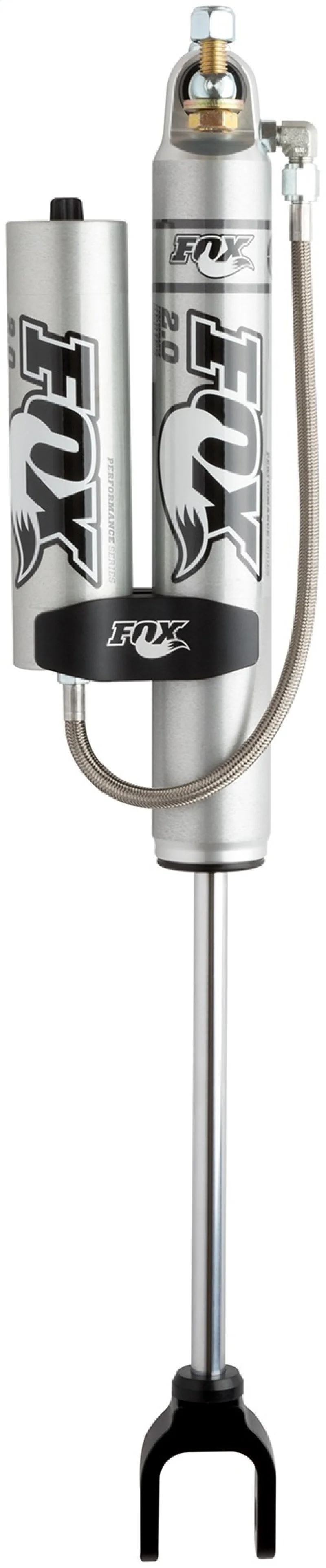 Fox 11+ Chevy HD 2.0 Performance Series 9.4in. Smooth Body Remote Res. Front Shock / 7-9in. Lift - Image 2