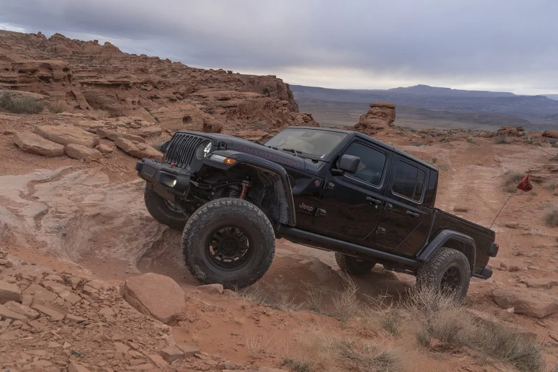 Fox 18-Up Jeep JL / 20-Up Gladiator 2.0 Factory Series Gen2 2.0in. Trvl 10in Ext Front Bump Stop IFP - Image 4