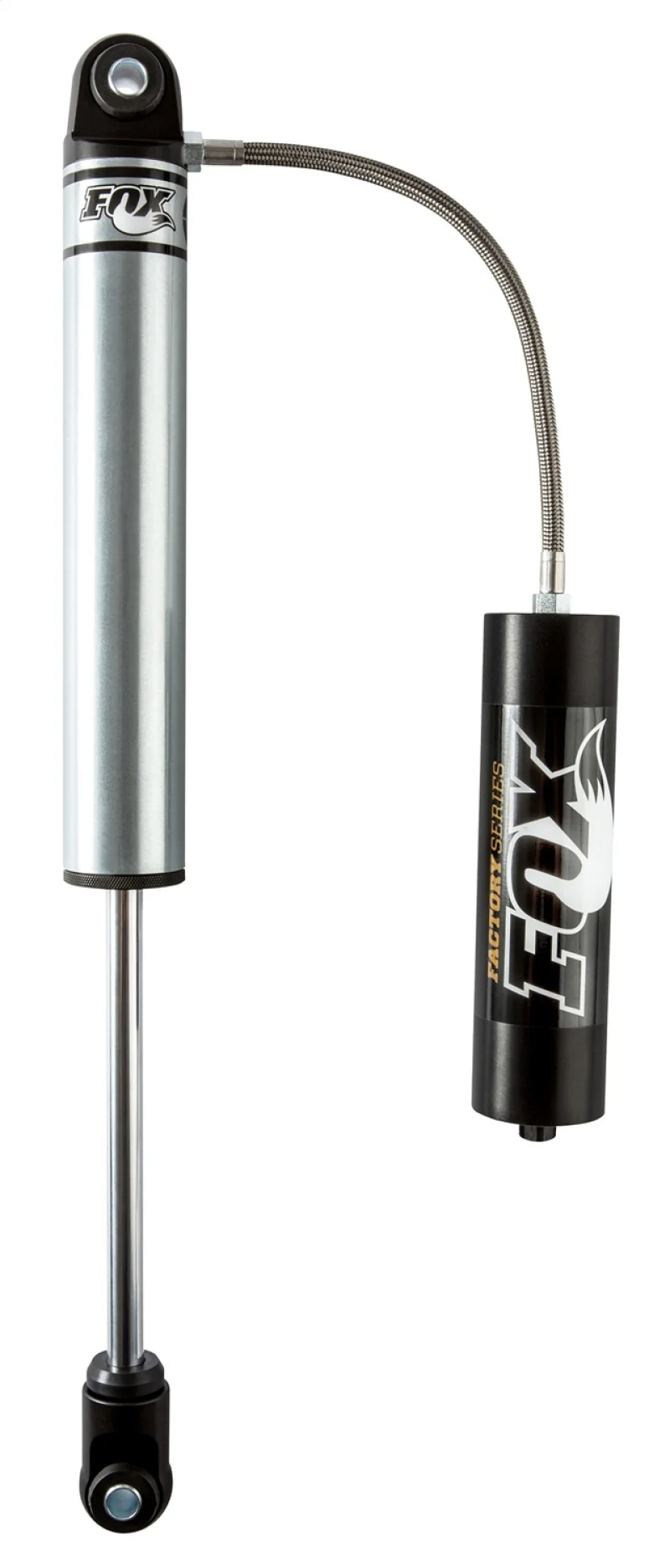 Fox 2.0 Factory Series 10in Smooth Bdy Remote Res. Shock w/Hrglss Eyelet/Cap 5/8in Shft (30/75)- Blk - Image 2