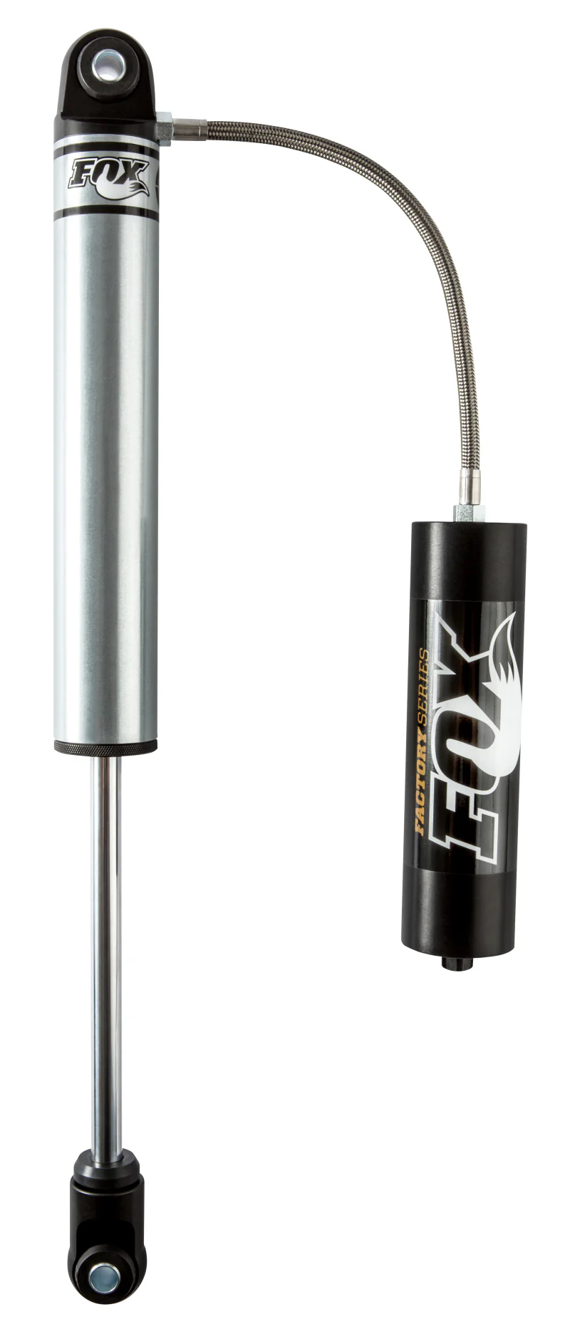 Fox 2.0 Factory Series 10in Smooth Bdy Remote Res. Shock w/Hrglss Eyelet/Cap 5/8in Shft (30/75)- Blk - Image 3