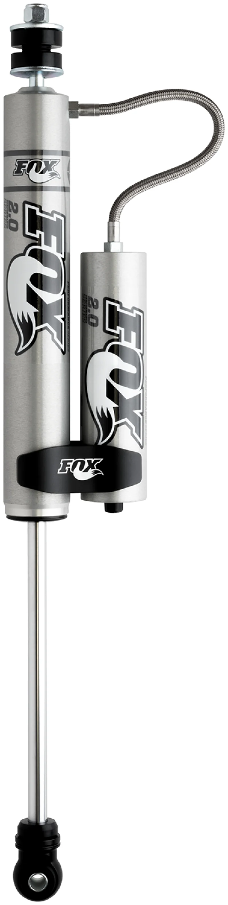Fox 2.0 Performance Series 10.1in. Smooth Body Remote Res. Shock w/Stem Mount / Std Travel - Black - Image 3